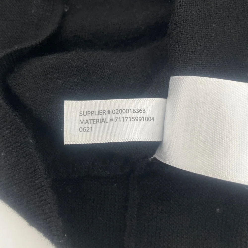 Polo Ralph Lauren Sweater Men 2XB Black Washable Merino Wool Crewneck Pony Logo